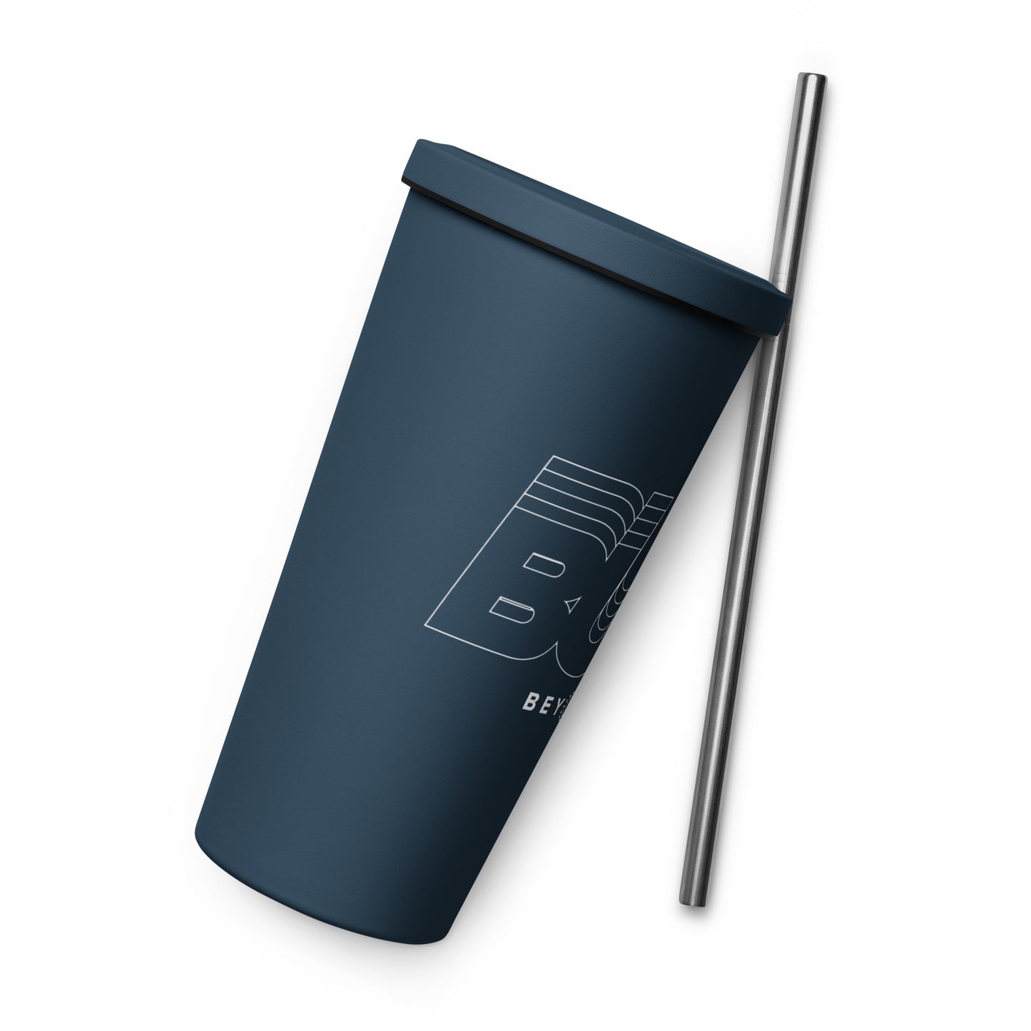 ZipBURN Insulated tumbler with a straw