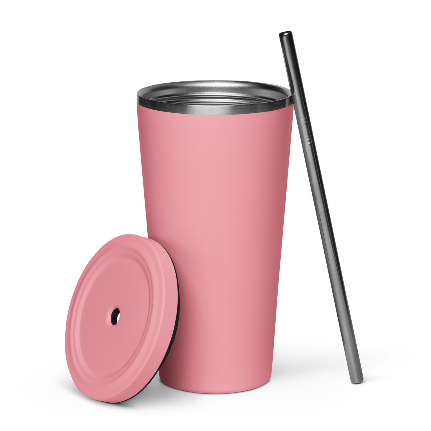 ZipBURN - Color Insulated tumbler with a straw