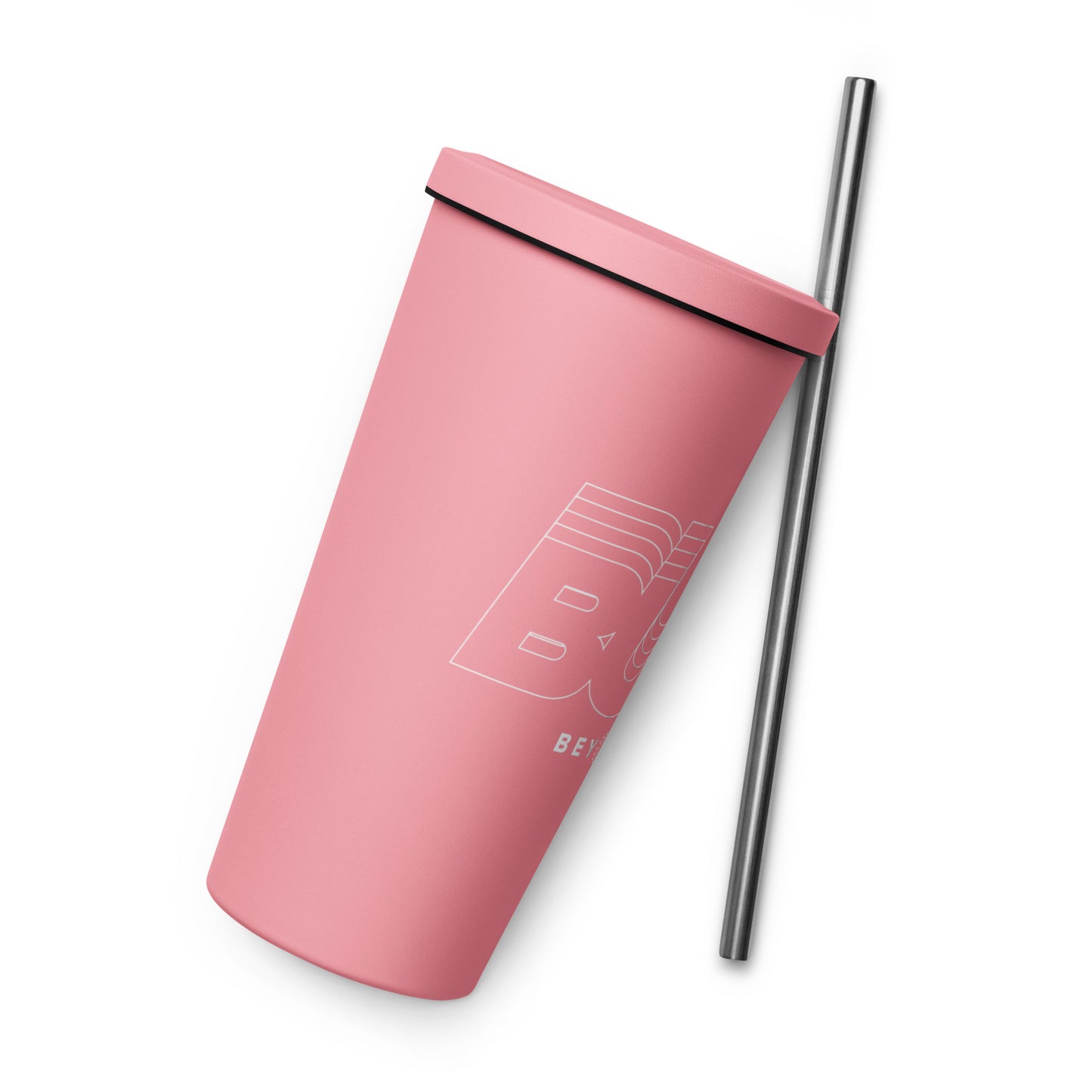ZipBURN Insulated tumbler with a straw