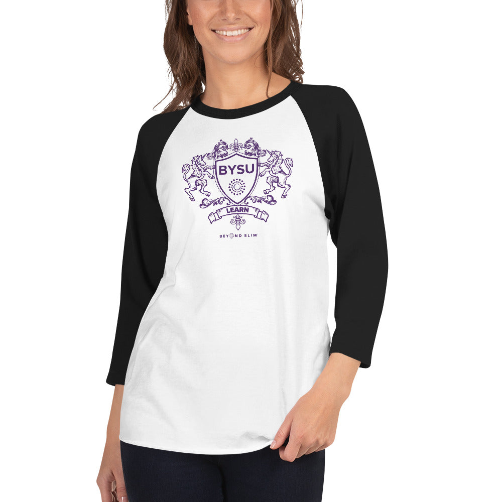 BYSU ¾ sleeve raglan shirt