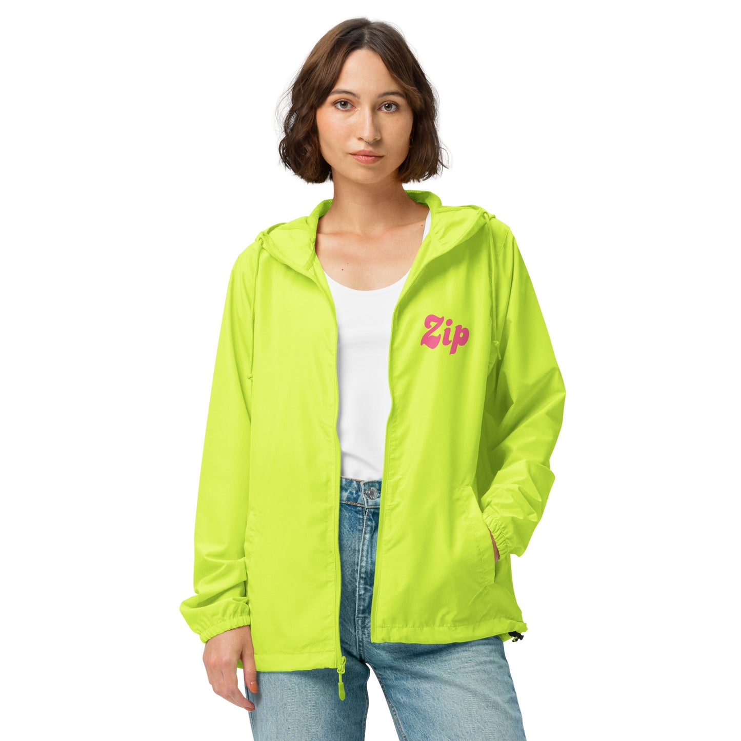 ZipSlim - Cherry Limeade - Unisex lightweight zip up windbreaker