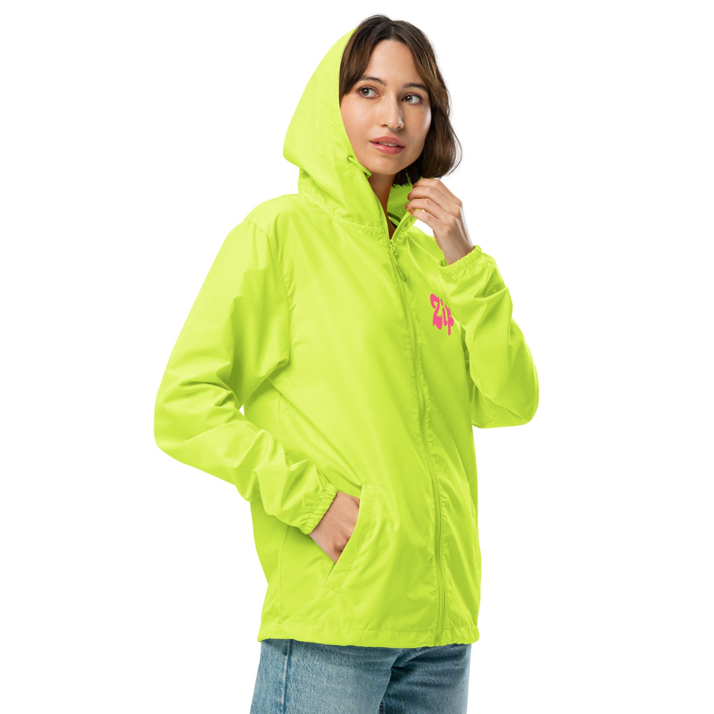 ZipSlim - Cherry Limeade - Unisex lightweight zip up windbreaker