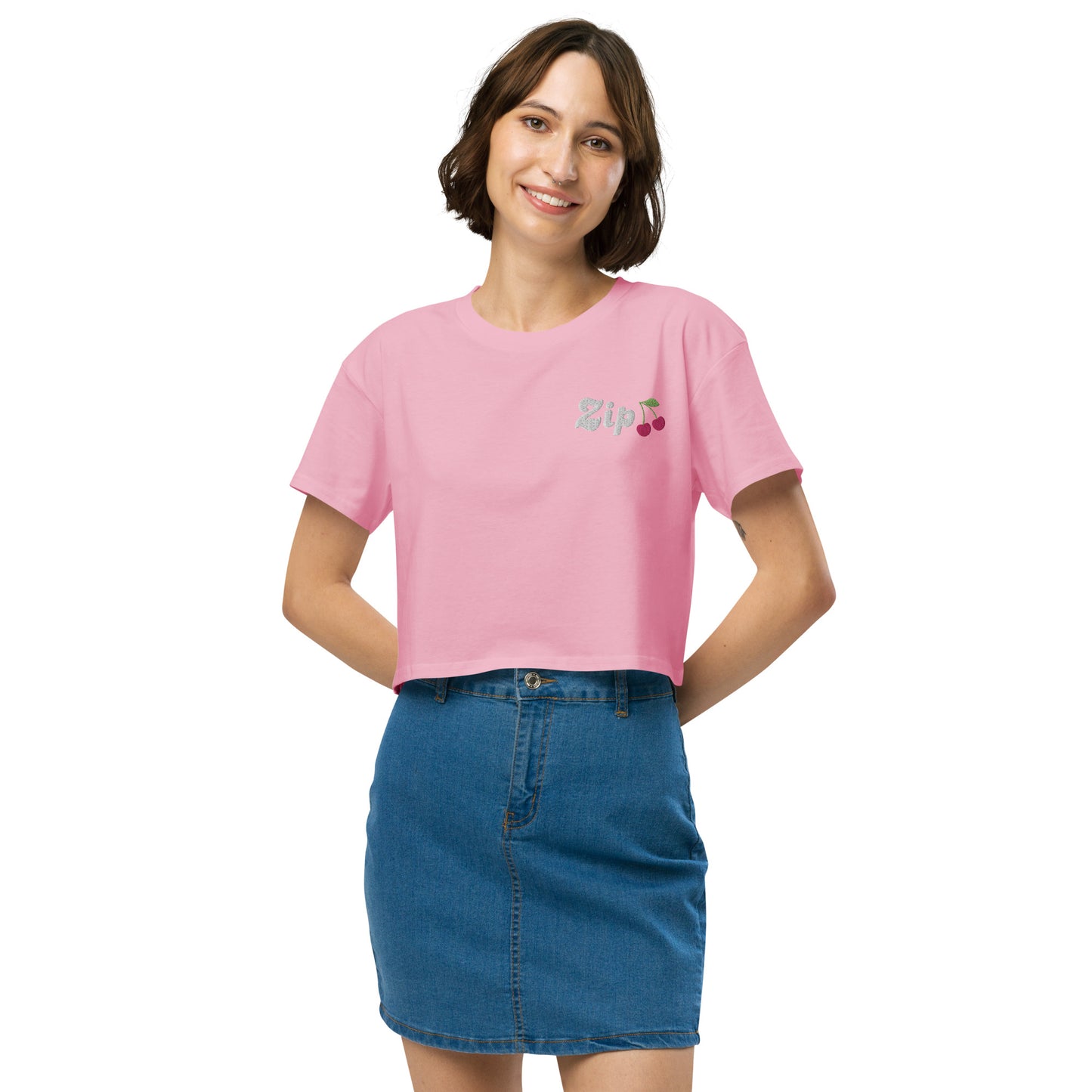 ZipSlim - Cherry Limeade - Women’s crop top