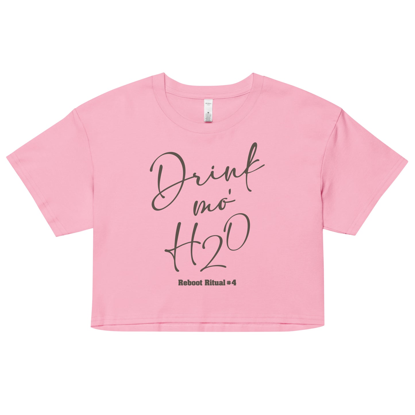 Reboot 66 - Drink Mo H2O Women’s crop top