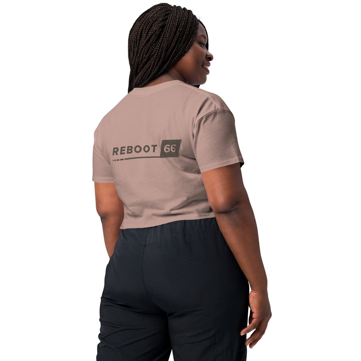 Reboot 66 - Drink Mo H2O Women’s crop top