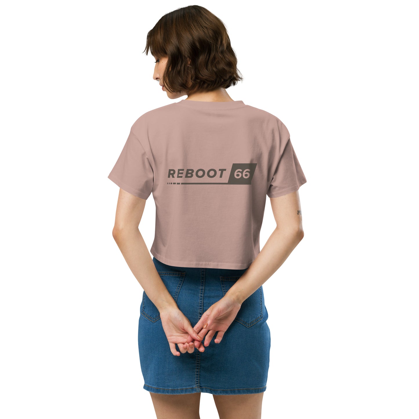 Reboot 66 - Drink Mo H2O Women’s crop top