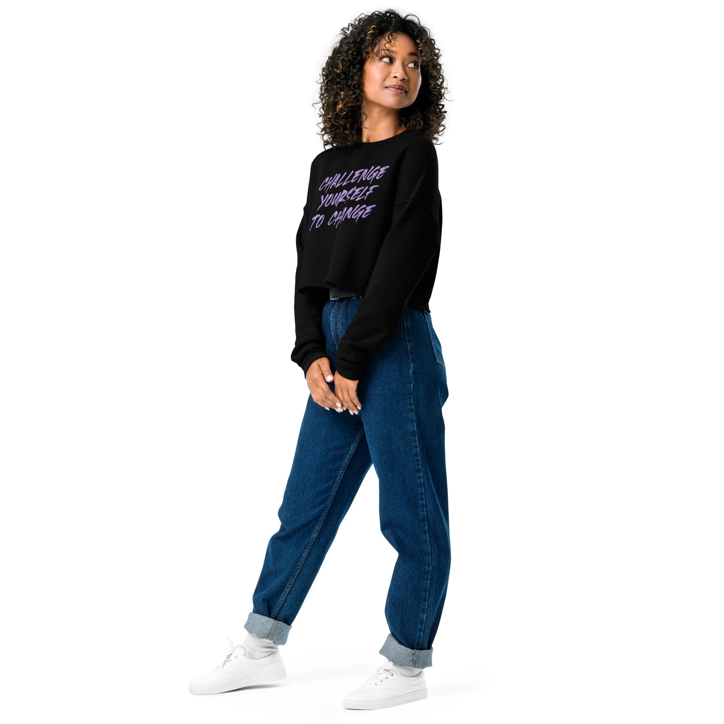 Reboot 66 - Challenge Yourself Crop Sweatshirt