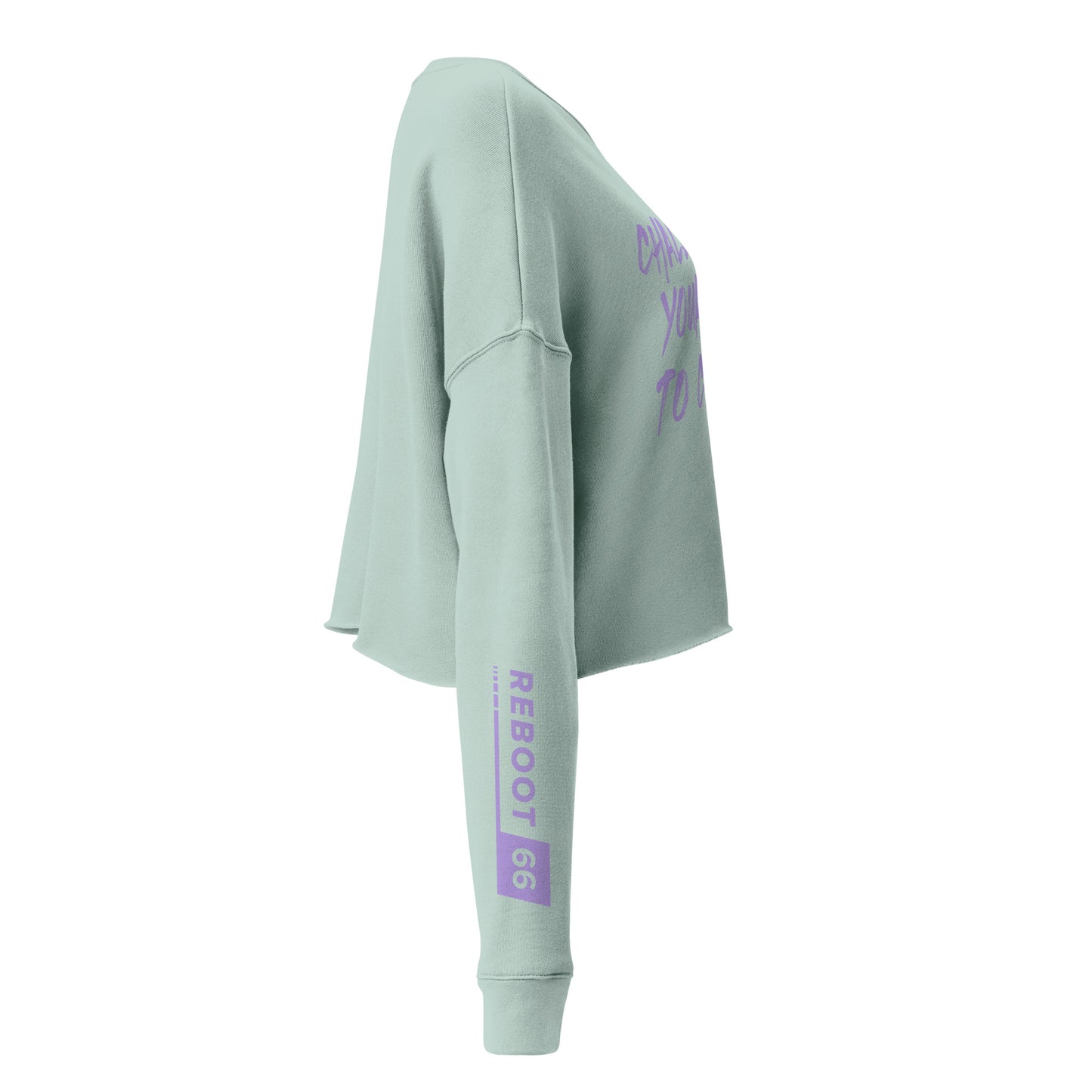 Reboot 66 - Challenge Yourself Crop Sweatshirt