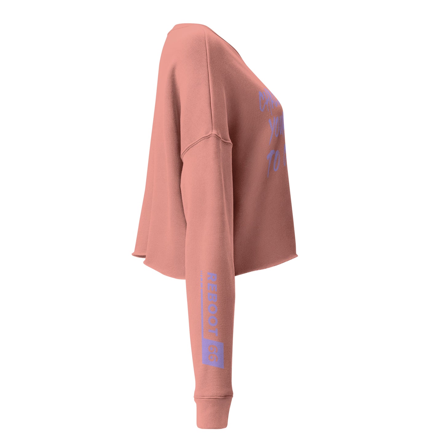 Reboot 66 - Challenge Yourself Crop Sweatshirt