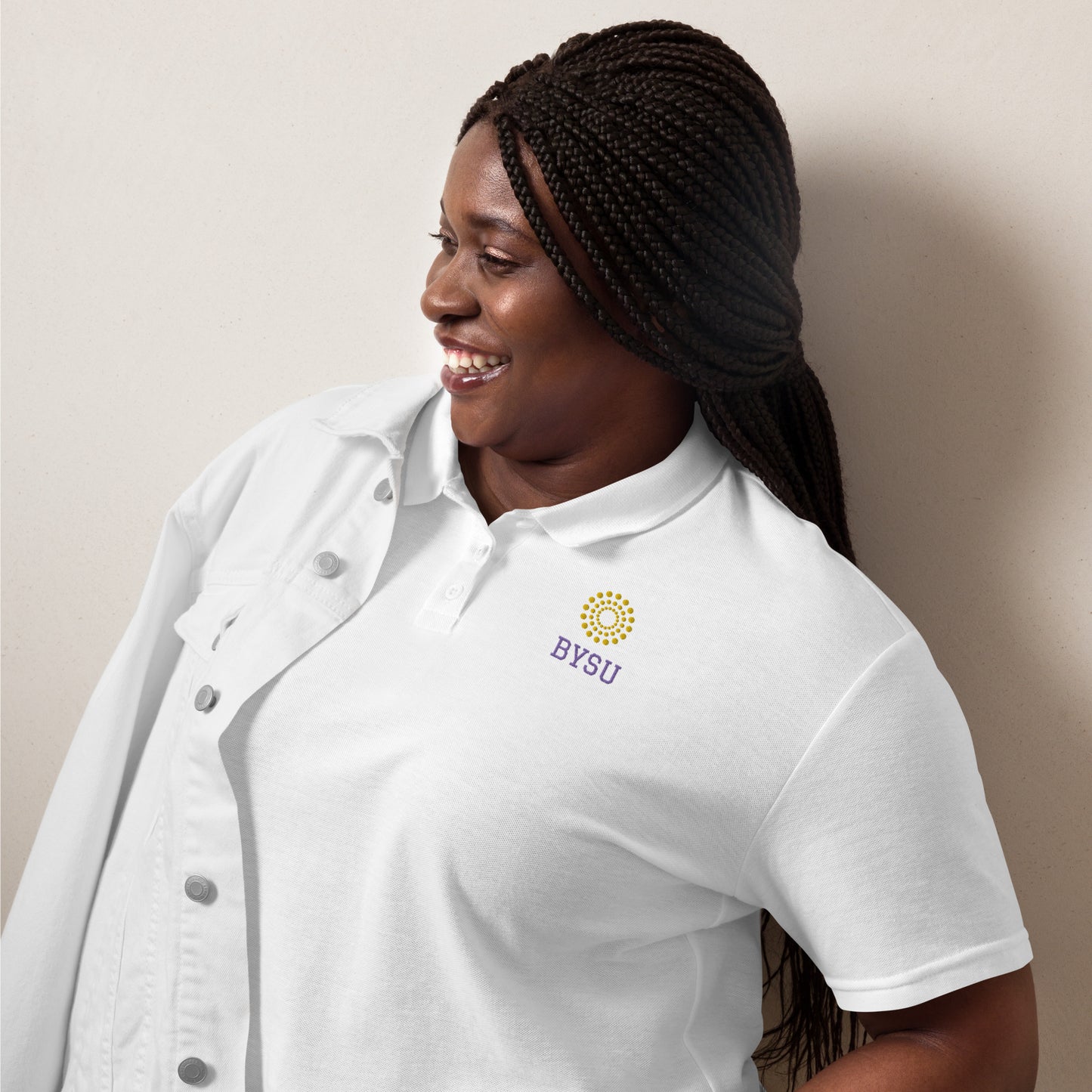BYSU Women’s pique polo shirt