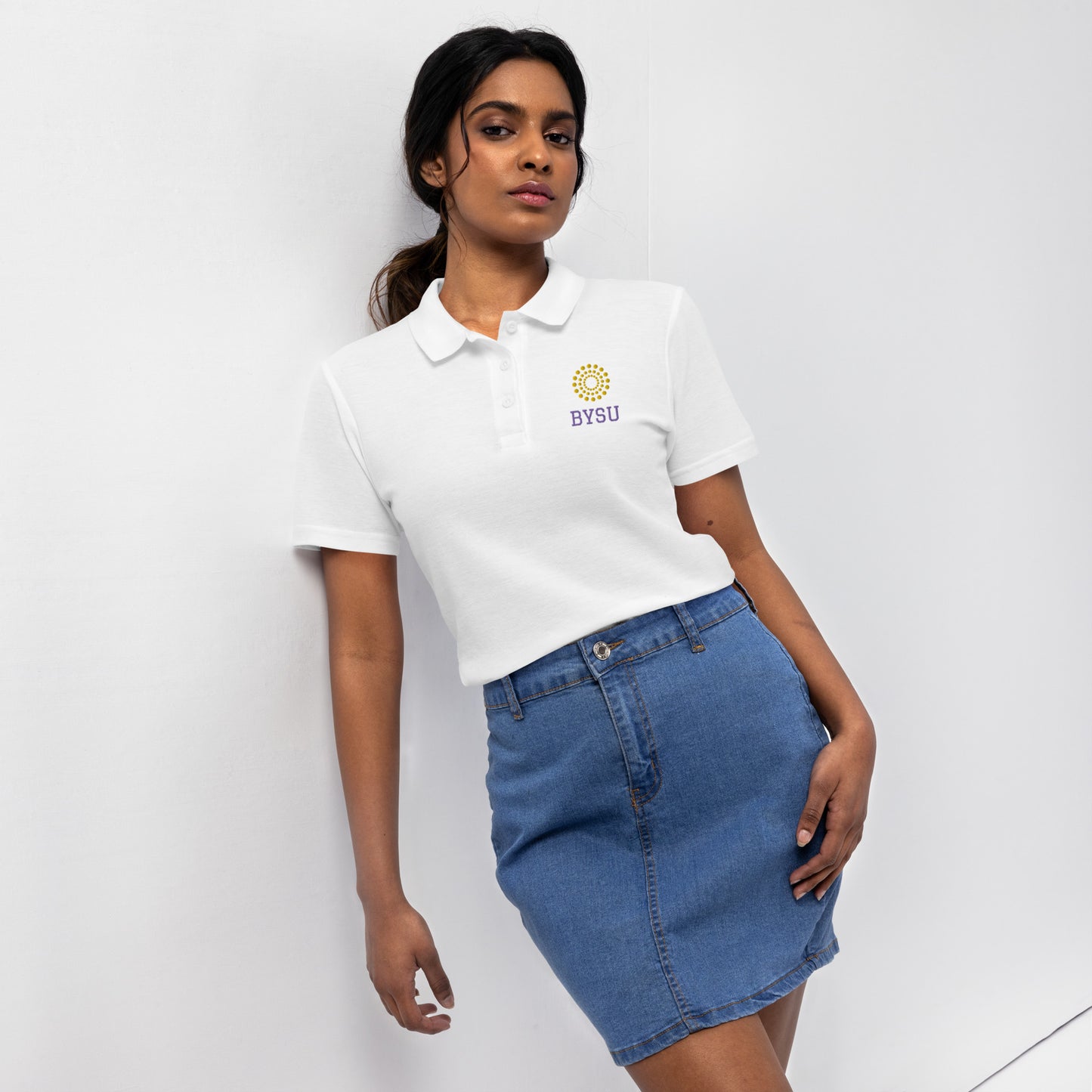 BYSU Women’s pique polo shirt