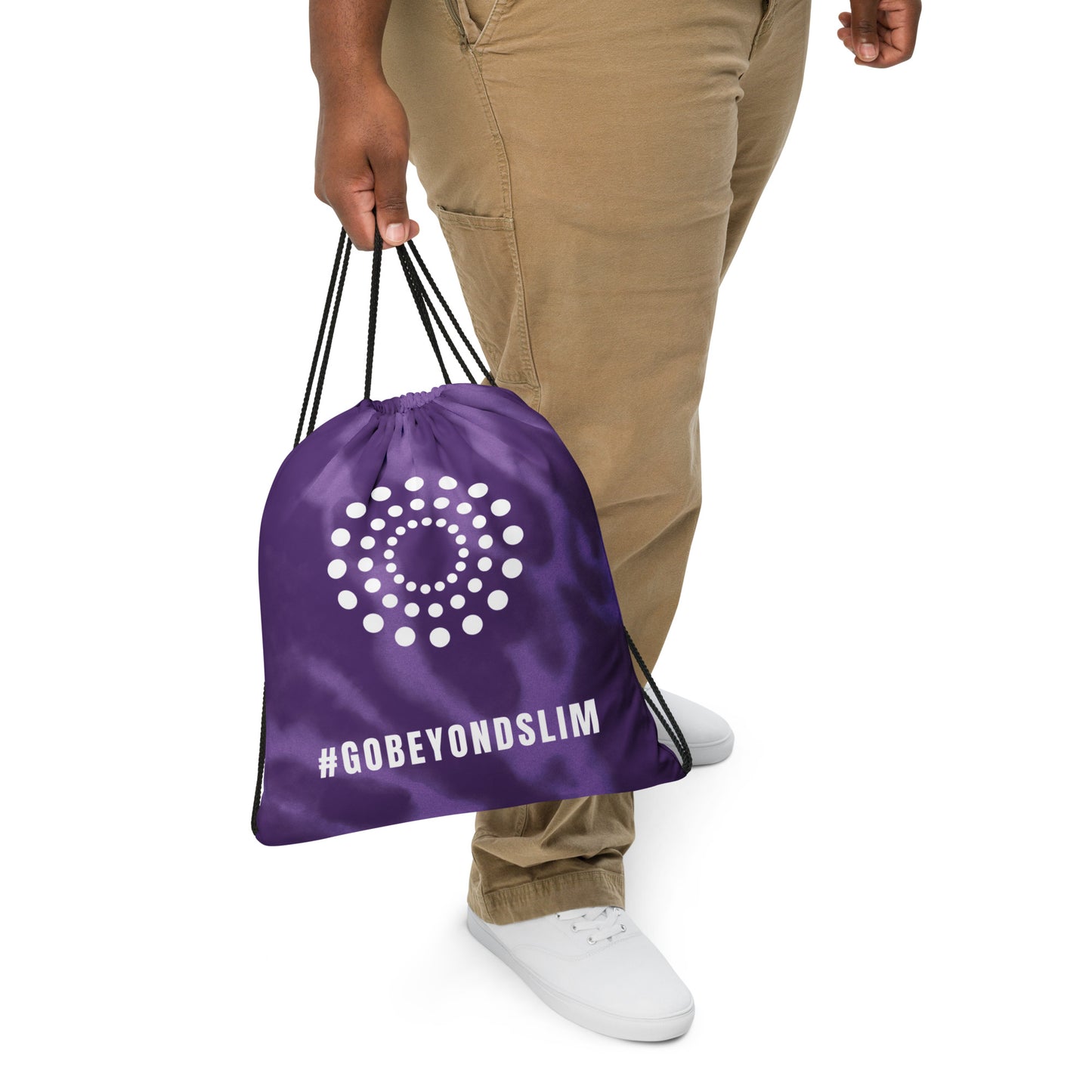 #GOBEYONDSLIM Tie-dye Drawstring bag