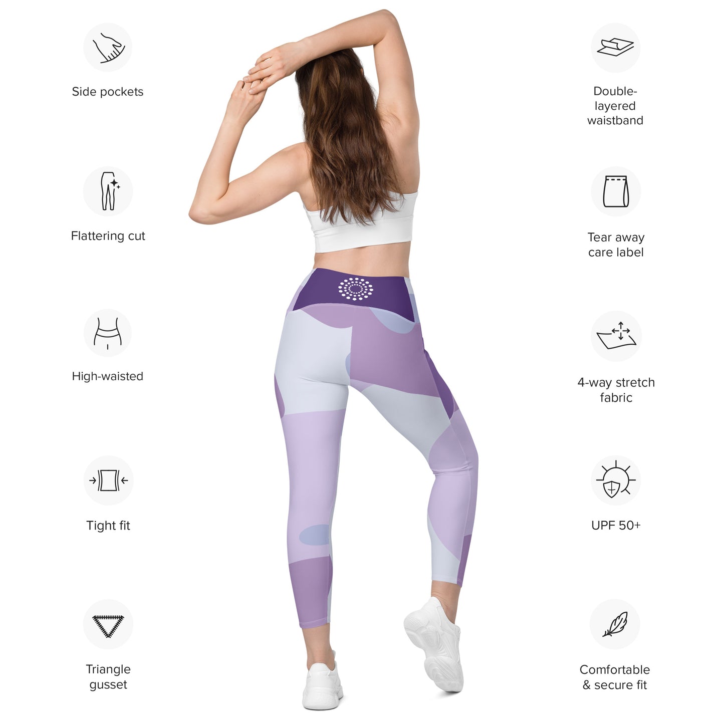 CAMO BURST Leggings with pockets