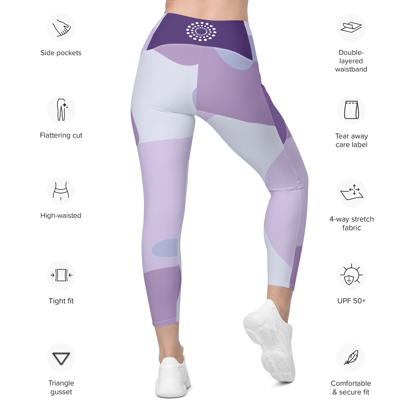 CAMO BURST Leggings with pockets