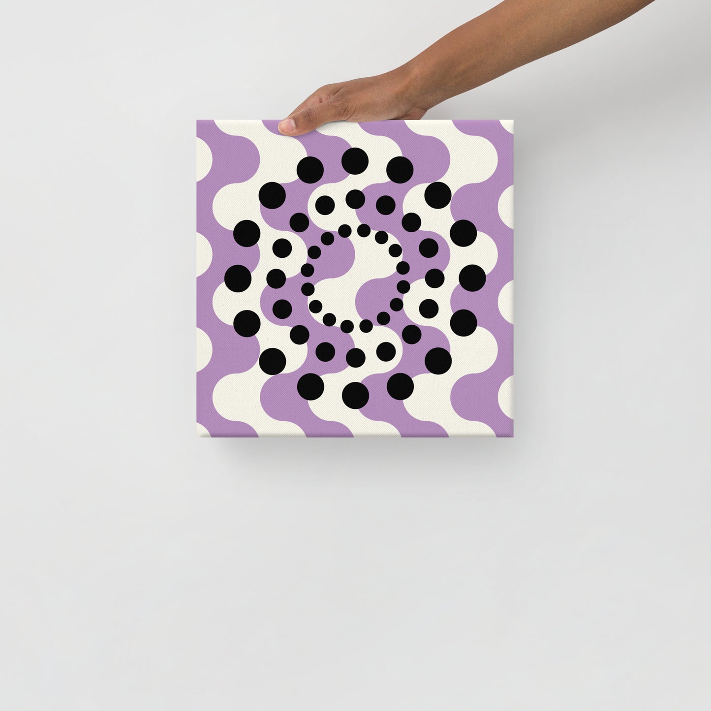 BURST Canvas PURPLE WAVE