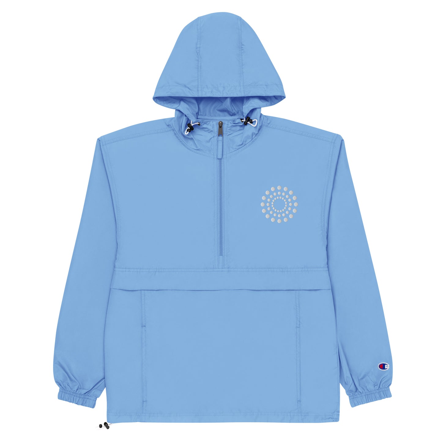 BURST Embroidered Champion Packable Jacket