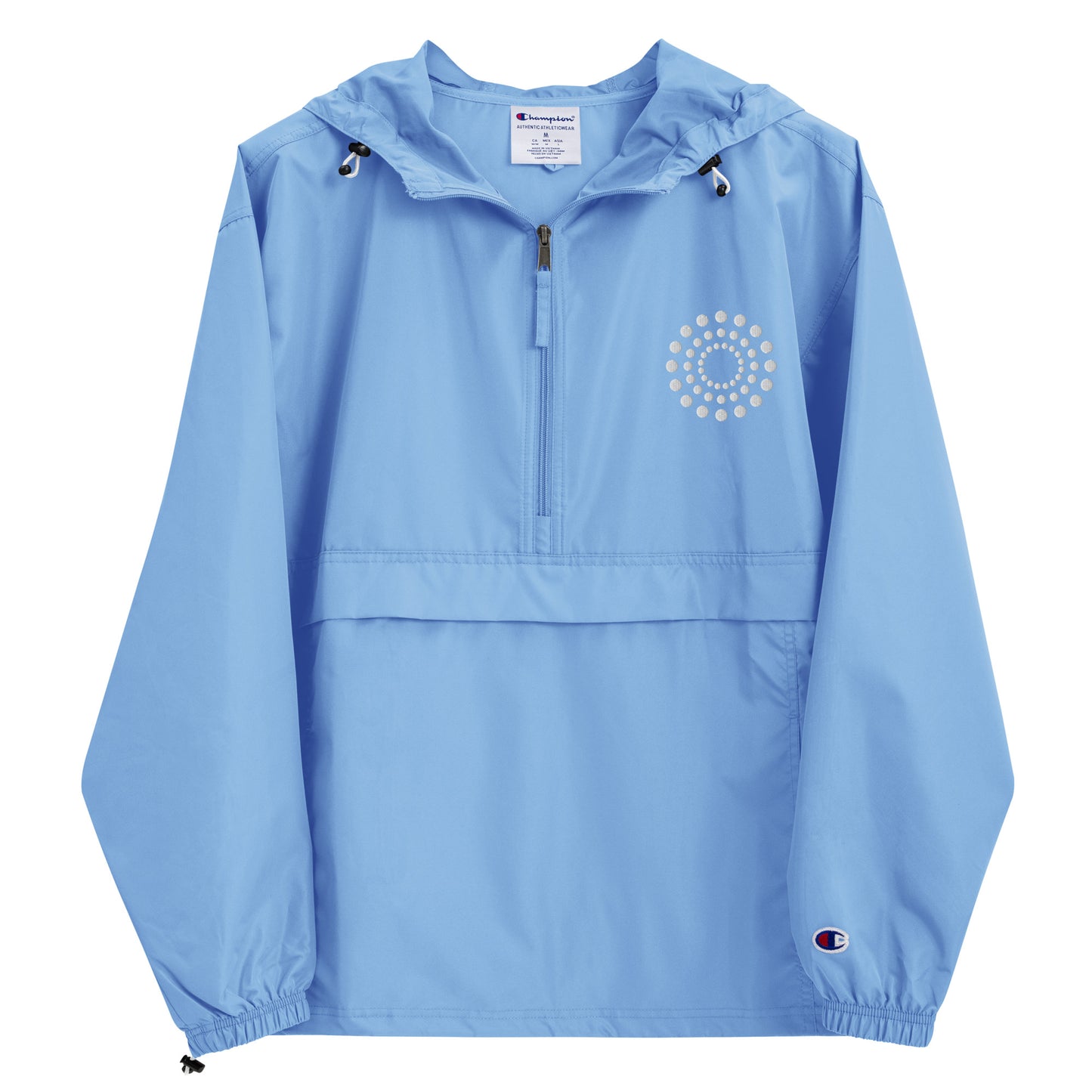 BURST Embroidered Champion Packable Jacket