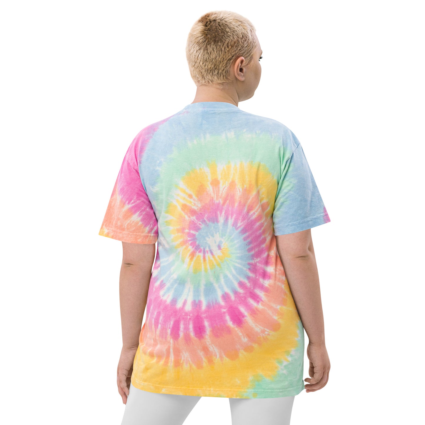 BEYOND SLIM Oversized tie-dye t-shirt