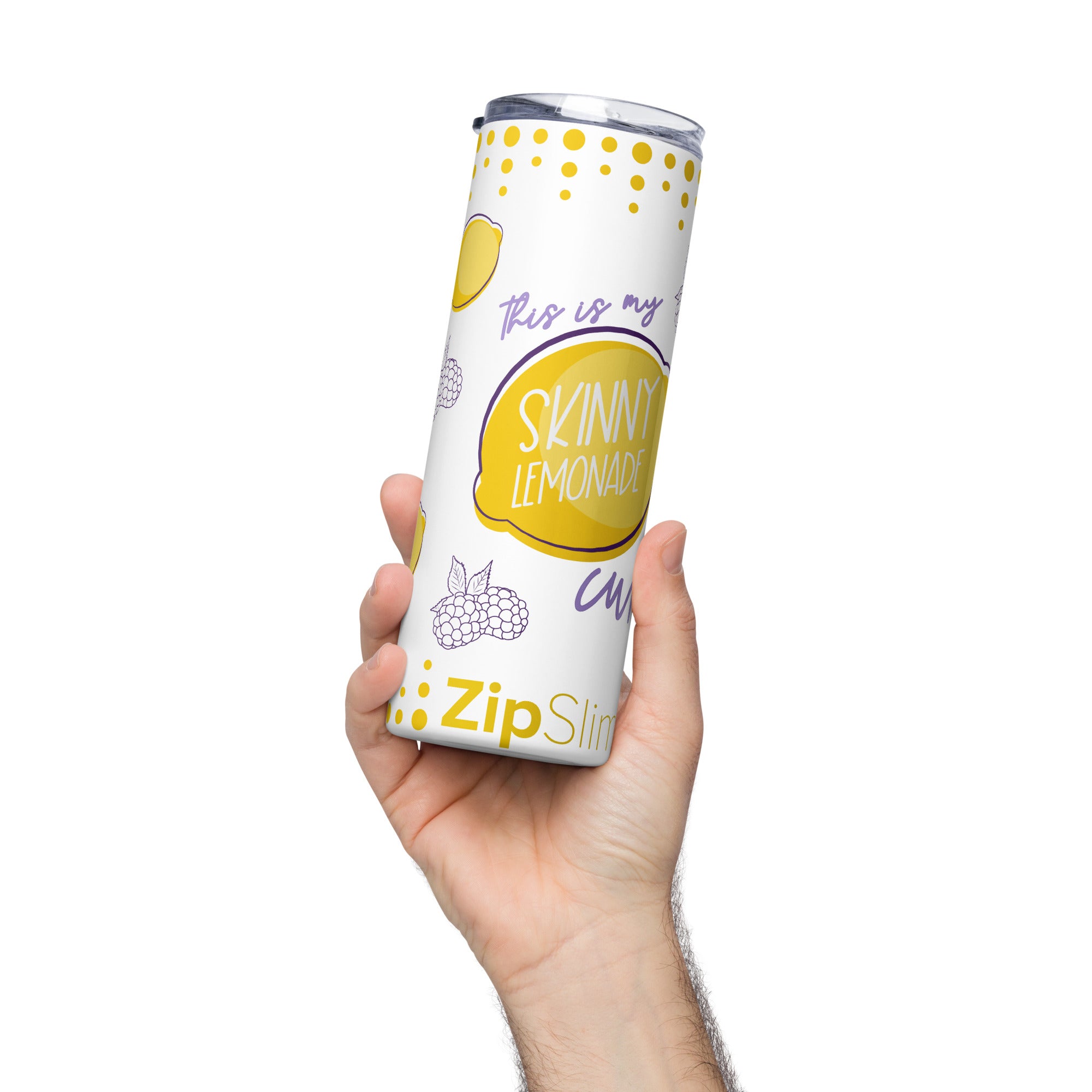 Lemon Zest for Life Skinny Koozie – molliPOPdesign