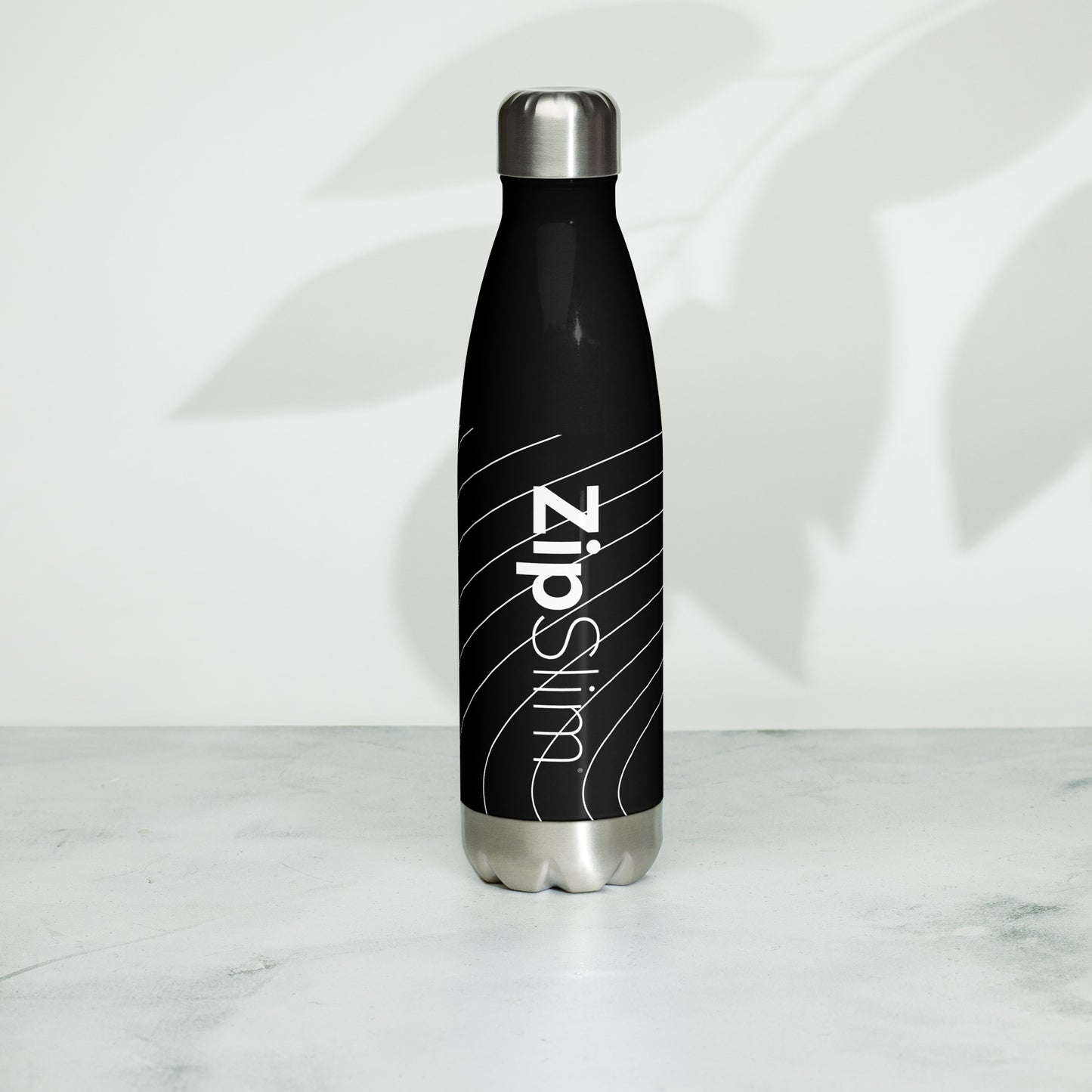ZipSlim® Stainless Steel Water Bottle