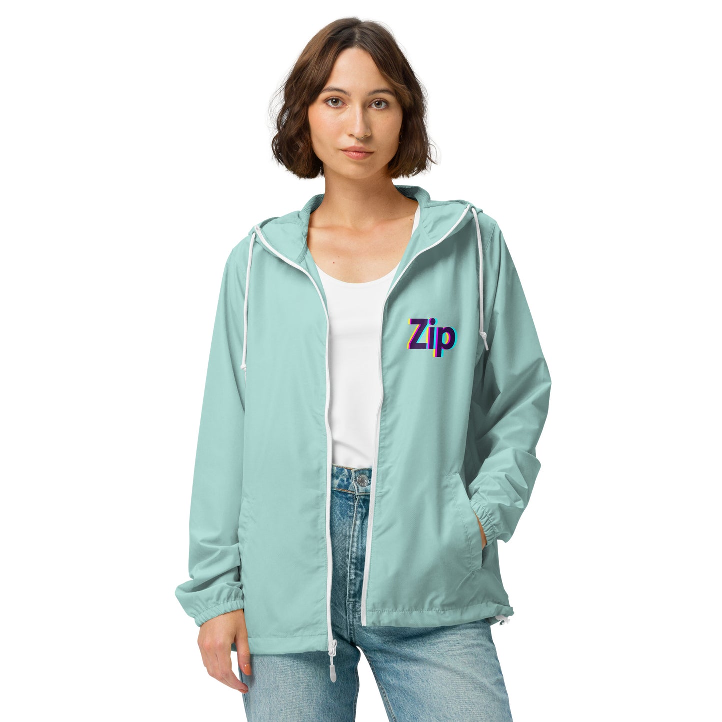 ZipSlim 90's lightweight zip up windbreaker