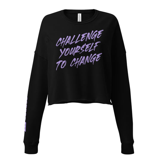 Reboot 66 - Challenge Yourself Crop Sweatshirt
