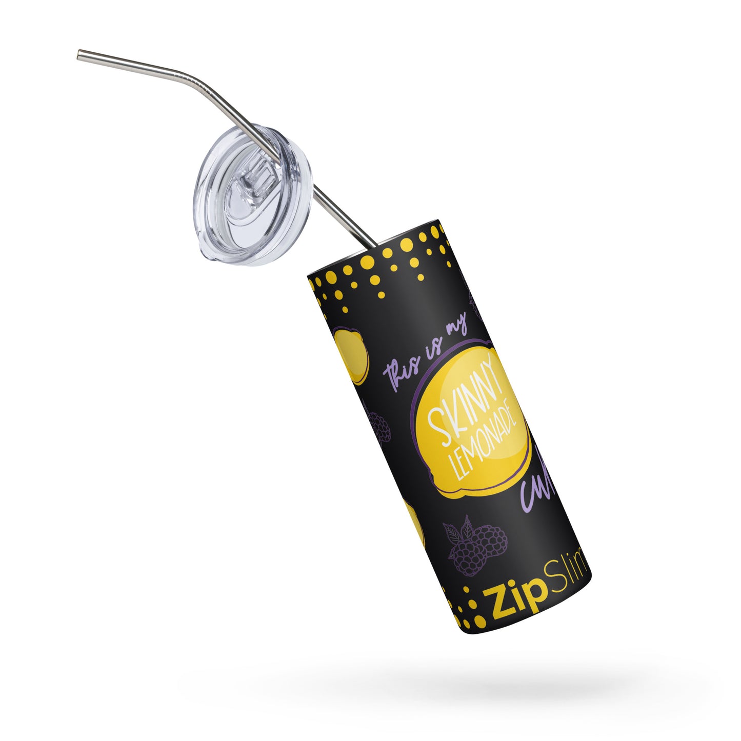 ZipSlim® Stainless Steel Water Bottle – The ZipSlim Lemonade Stand