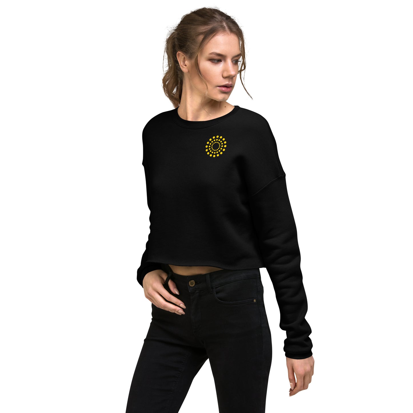 ZipSlim Crop Sweatshirt